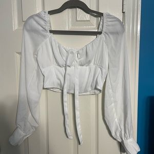 M Boutique cropped blouse